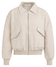 Lade das Bild in den Galerie-Viewer, YAYA - Sweatjacke mit aufgesetzten Taschen in slate grey melange
