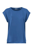 Load image into Gallery viewer, YAYA - Basic Shirt Cupro Bright Cobalt Blue
