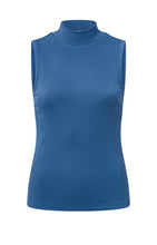 Load image into Gallery viewer, YAYA - ribbed slim top Bright Cobalt Blue
