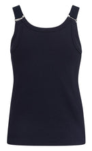 Lade das Bild in den Galerie-Viewer, YAYA - Oberteil mit Ringdetails an Träger in Navy Blue
