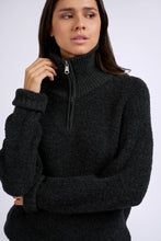 Lade das Bild in den Galerie-Viewer, YAYA - Oversize Pullover mit klassischen Kragen Anthracite
