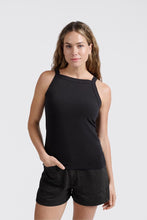 Load image into Gallery viewer, YAYA - Shorts mit hohem Bund und Gürtel washed black
