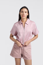 Load image into Gallery viewer, YAYA - kurzämelige Satinjacke Soft Mauve Pink

