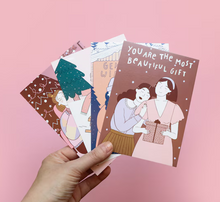 Lade das Bild in den Galerie-Viewer, Notietzblock - Postkarte You are the most beautiful gift
