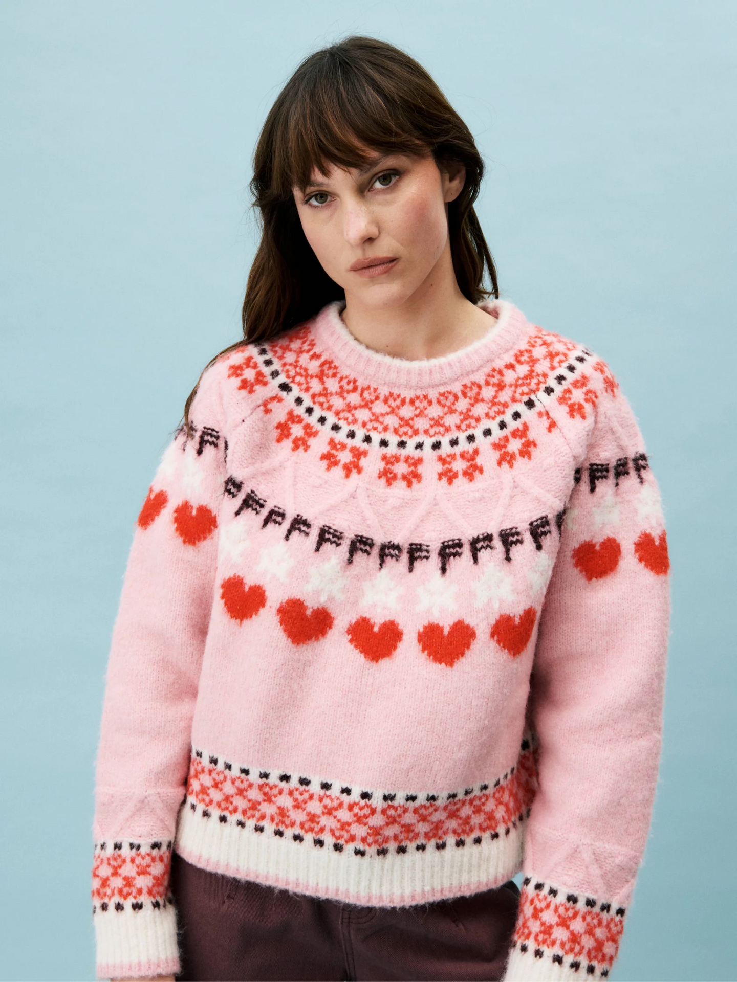 FRNCH - Pullover Alouette in Rose