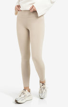 Lade das Bild in den Galerie-Viewer, YAYA- Basic Leggings mit hohen Bund in Oxford Tan Brown
