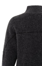 Load image into Gallery viewer, YAYA - Pullover mit Ziernaht Dark Anthracite Melange
