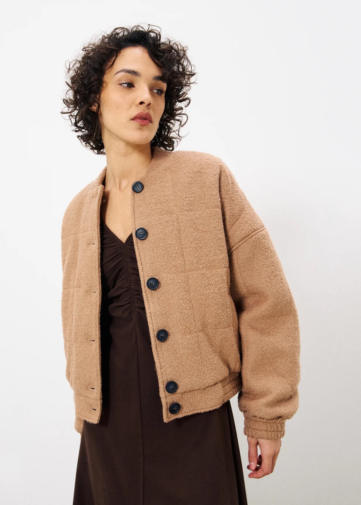 FRNCH - Jacke Satia beige