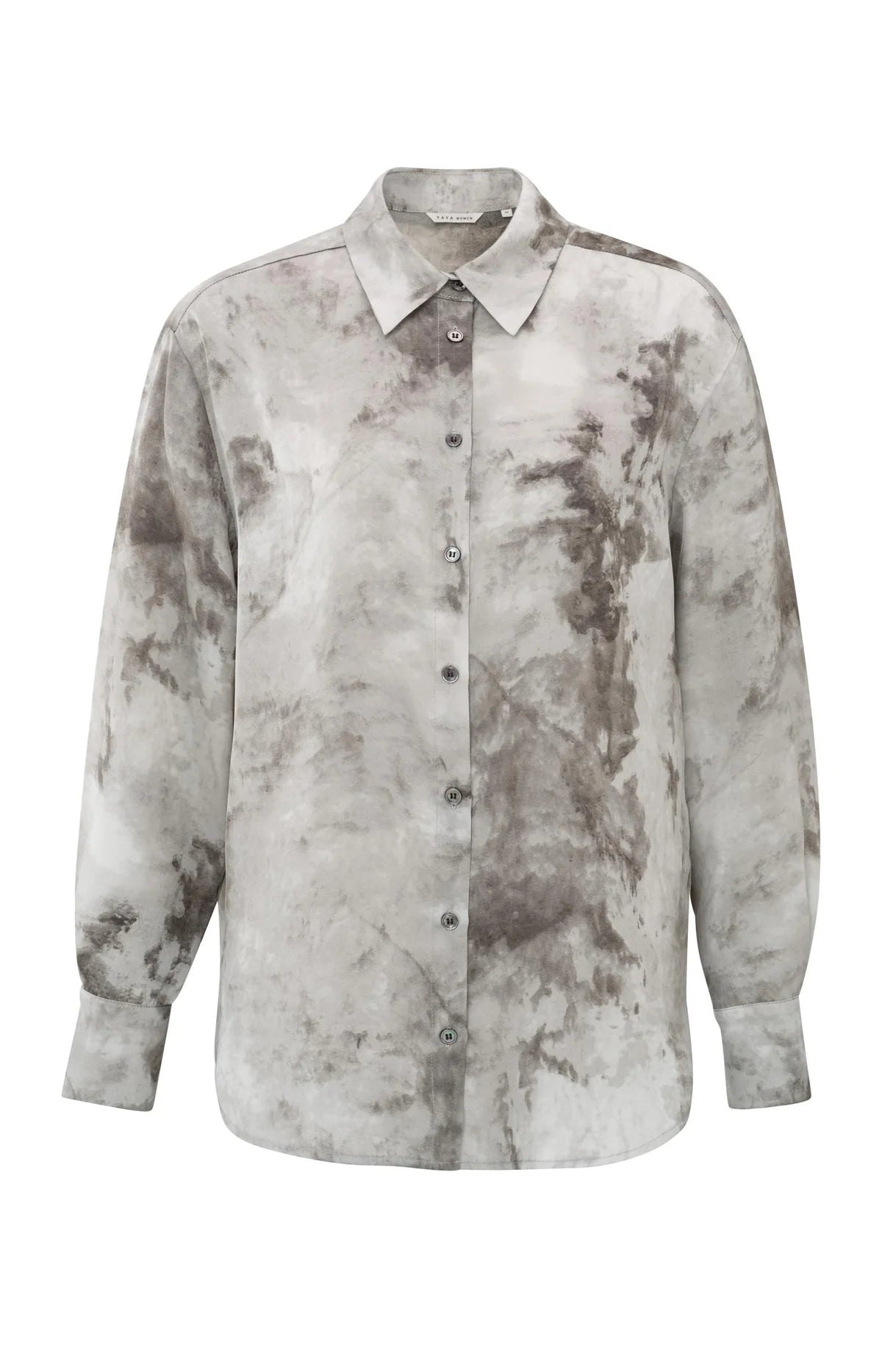 YAYA - Bluse mit abstracten Print formal grey dessin