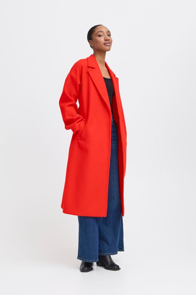 ICHI - Mantel Jannet Fiery Red