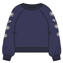 ICHI - Sweater Lela Blue