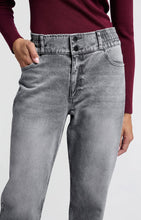 Lade das Bild in den Galerie-Viewer, YAYA - Jeans mit hohem elastischem Bund Dark Grey Denim
