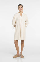 Load image into Gallery viewer, YAYA - Jersey-Kleid mit Struktur in creme beige
