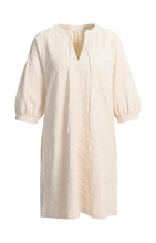 Load image into Gallery viewer, YAYA - Jersey-Kleid mit Struktur in creme beige
