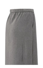 Lade das Bild in den Galerie-Viewer, YAYA - Jersey Midirock in Dark Taupe Grey Melange
