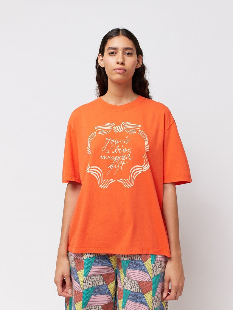 BOBO Choses - Shirt Ribbon Gift orange