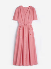 Lade das Bild in den Galerie-Viewer, BOBO Choses - Hemdkleid mit V-Ausschnitt in rosa
