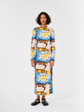 Load image into Gallery viewer, BOBO CHOSES - Abstract Tea Time printed bodycon dress
