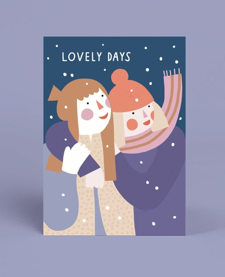 Jane Holtewert - Postkarte Lovely Days Weihnachten