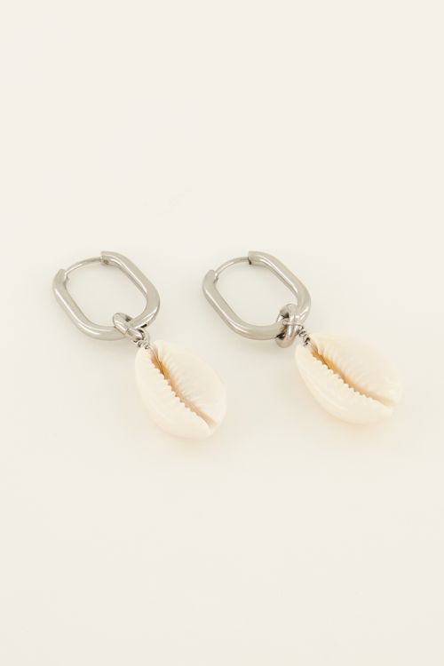 MY Jewellery - Oval earrings with shell 