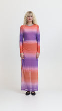 Load and play video in Gallery viewer, ICHI - Mesh Maxi Dress Ista Multi Fading aop
