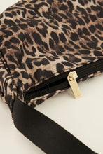 Load image into Gallery viewer, MY Jewelry - Brown crossbody bag with leopard print
