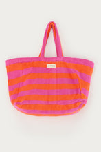 Lade das Bild in den Galerie-Viewer, MY Jewellery - Pink-orange gestreifter Shopper
