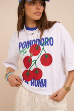 Lade das Bild in den Galerie-Viewer, My Jewellery - Weißes T-shirt  mit Pomodoro di Roma Druck

