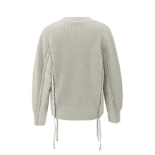 Lade das Bild in den Galerie-Viewer, YAYA - Pullover mit Einsätzen in Cloud Grey
