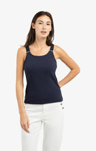 Lade das Bild in den Galerie-Viewer, YAYA - Oberteil mit Ringdetails an Träger in Navy Blue
