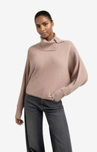 Lade das Bild in den Galerie-Viewer, YAYA - gerippter Pullover mit Fledermausärmeln blush pink melange
