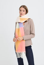 Lade das Bild in den Galerie-Viewer, ICHI - Schal Malfrid Navy Peony
