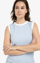 Lade das Bild in den Galerie-Viewer, YAYA - geripptes Top in Ice Blue
