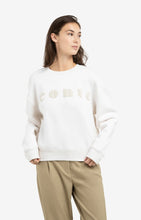 Load image into Gallery viewer, YAYA - Sweater mit Iconic Aufschrift in kit beige dessin

