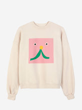 Lade das Bild in den Galerie-Viewer, BOBO CHOSES - Abstract Cat Smile print Sweatshirt
