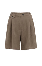 Lade das Bild in den Galerie-Viewer, YAYA - Bermuda Shorts in washed brown

