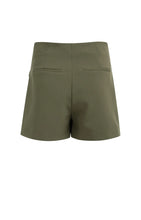 Load image into Gallery viewer, YAYA - Skorts aus Webstoff mit Taschen und Knöpfen in Army green
