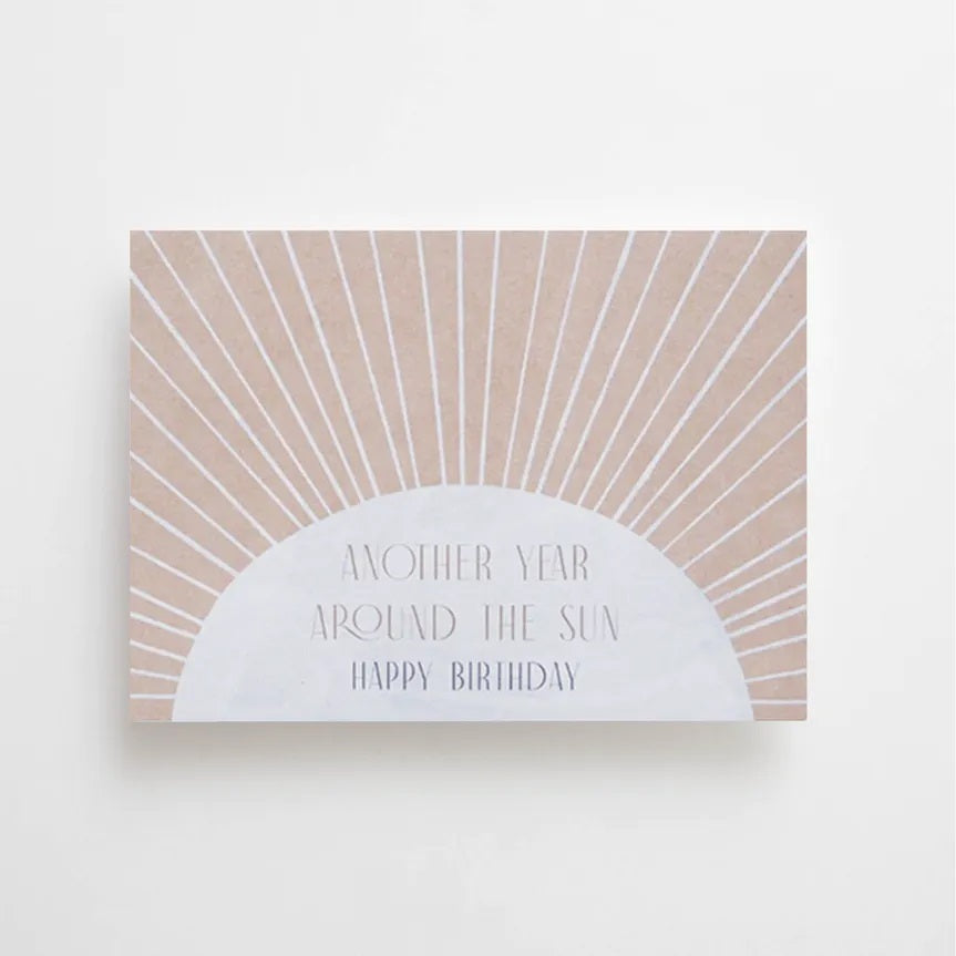 Postkarte - Another year around the sun / Happy Birthday