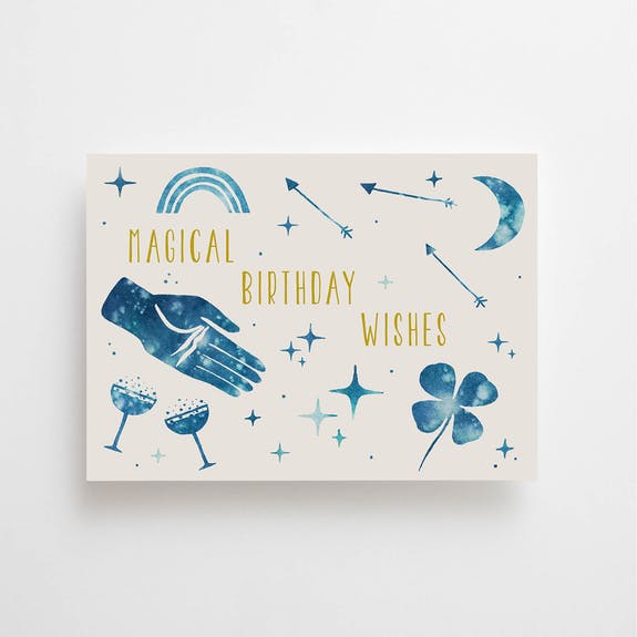 Postkarte - Magical Birthday Wishes