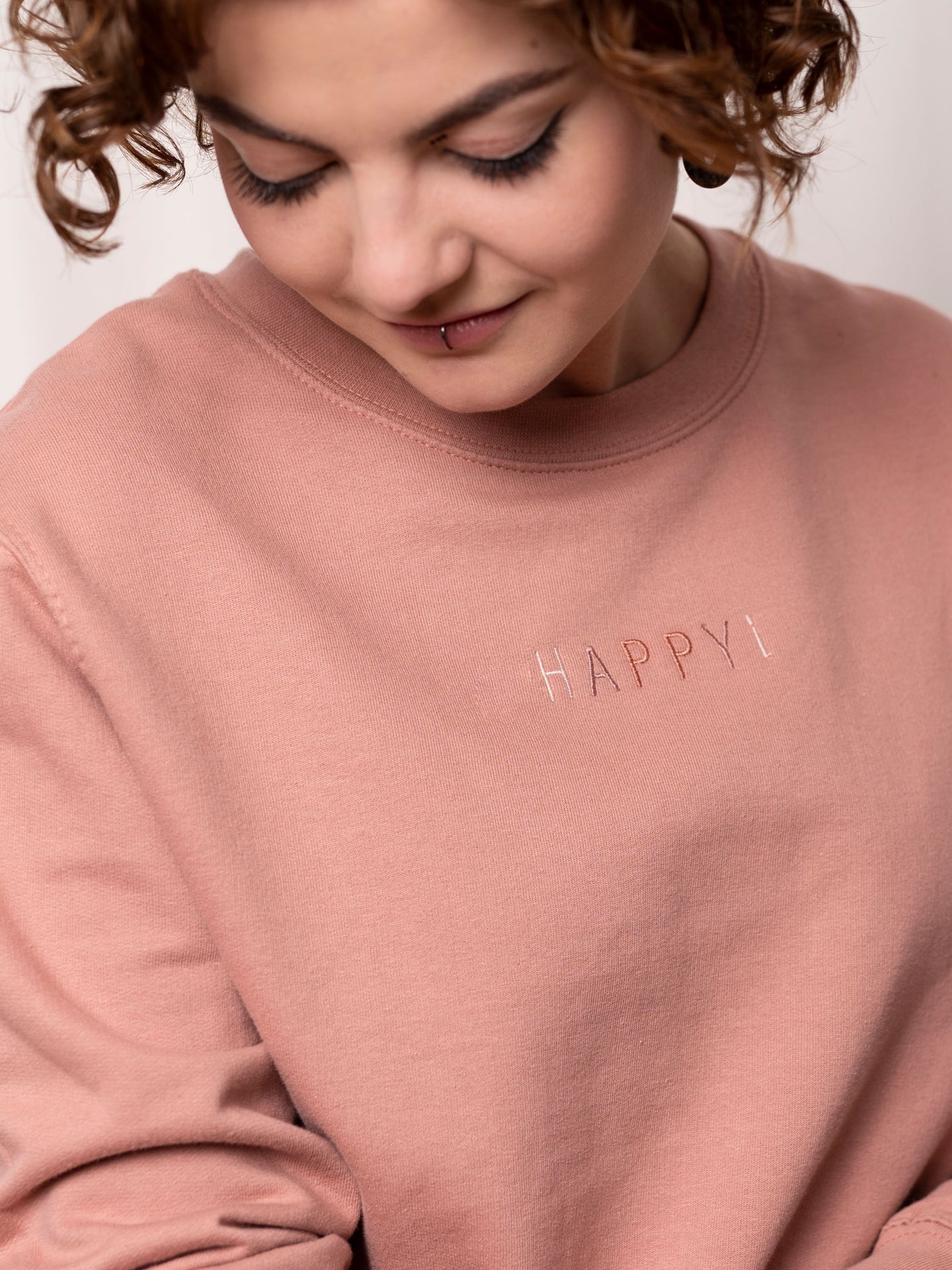 Sweater - HAPPY Dusty Rose