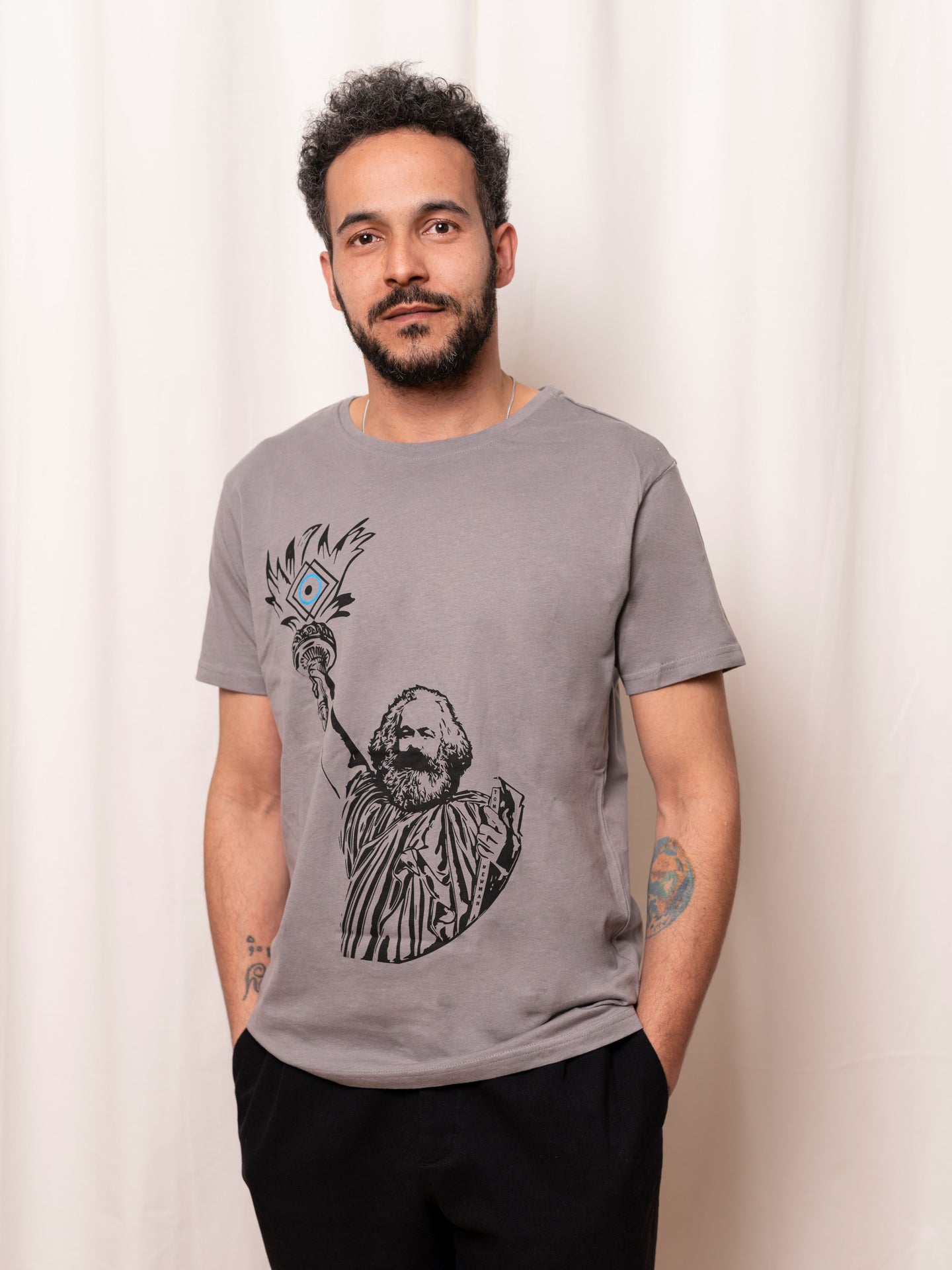 Shirt - Freedom Marx Grey
