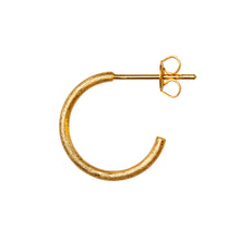 Load image into Gallery viewer, LULU Copenhagen - Hoop earrings gold brushed small
