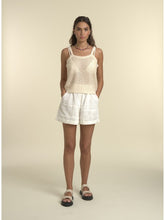 Load image into Gallery viewer, FRNCH Paris - Crochet top Sandy blanc
