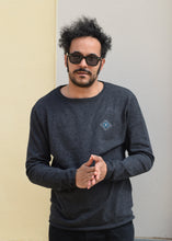 Lade das Bild in den Galerie-Viewer, Strickpullover - Charcoal Logo
