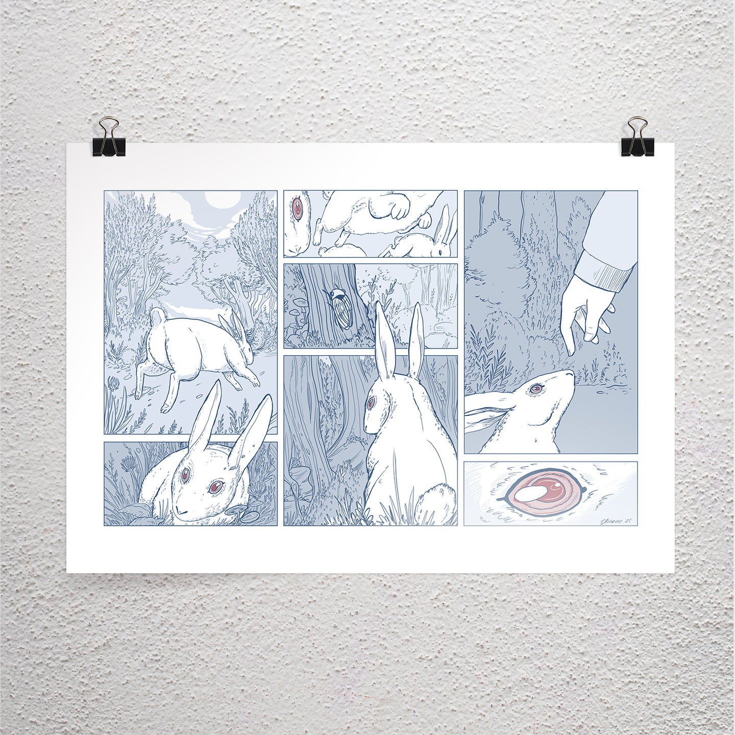 Poster A3 Bunny Comic