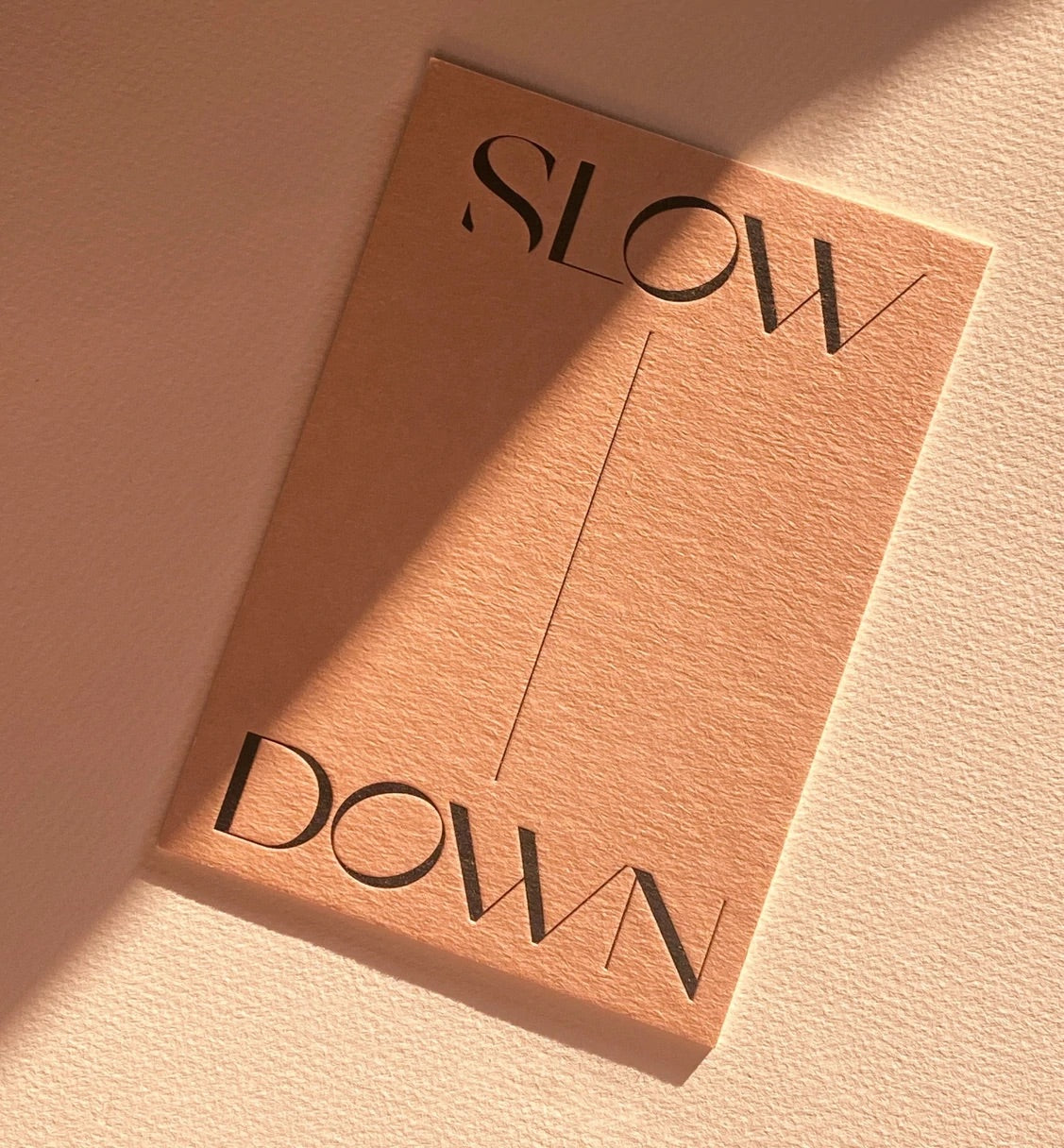 Postkarte - Slow down